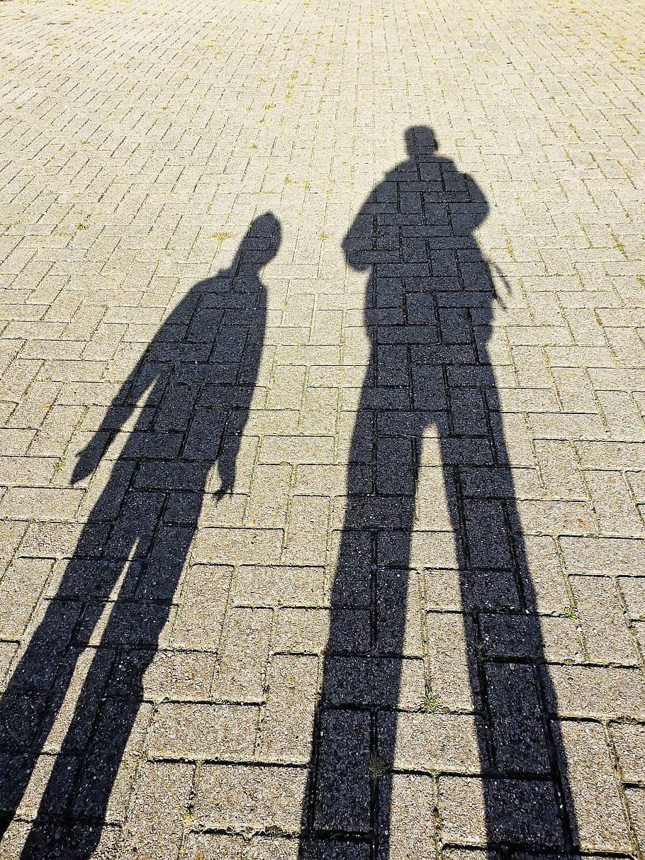 shadow, stones, away, human, people, structure, sun, personal HD wallpaper