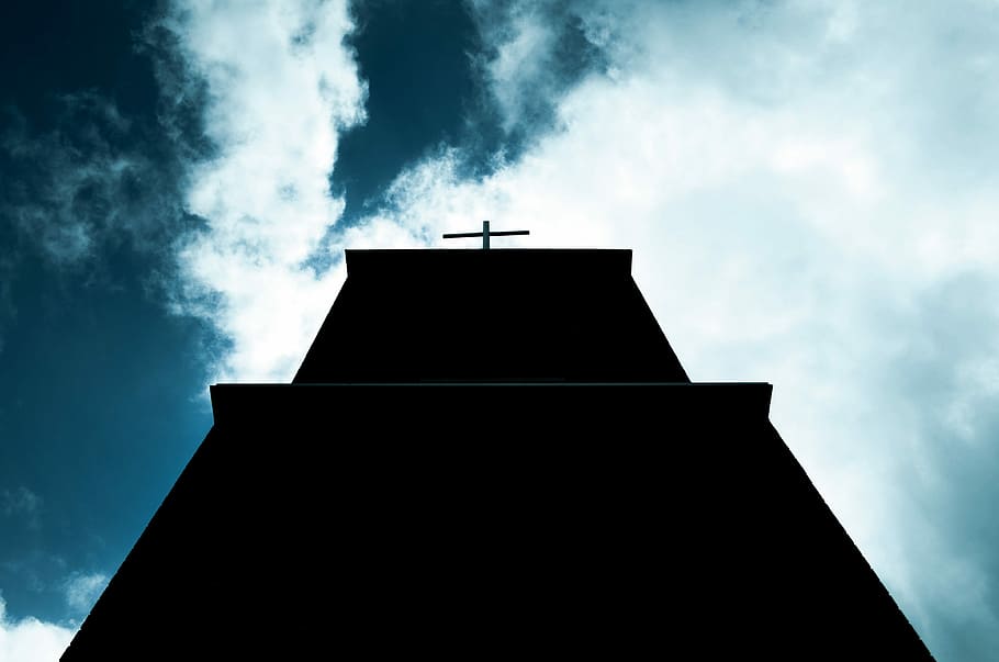 cross, sky, building, architecture, church, holy, sacred, shadow HD wallpaper