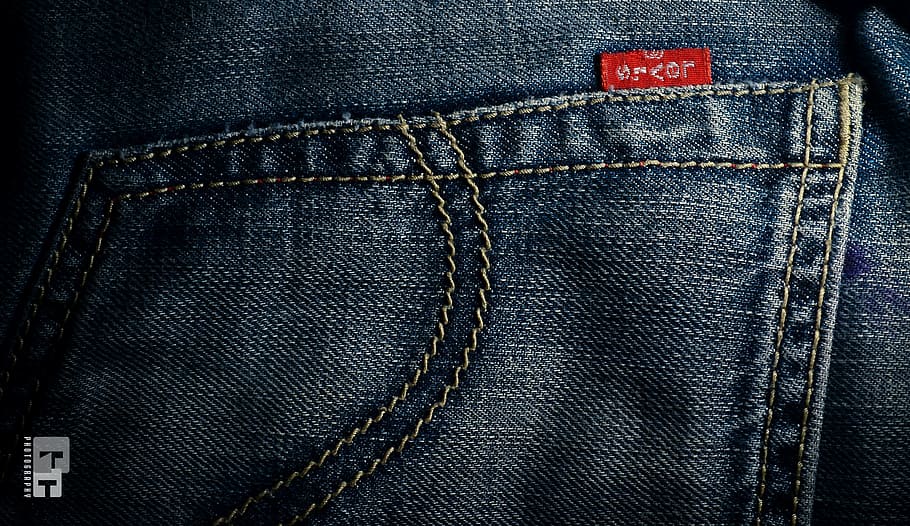 blue Levi's denim bottoms, jeans, clothing, texture, style, people, HD wallpaper
