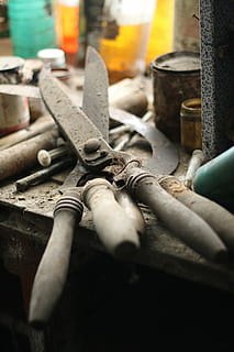 shear, former, old, tools, flea market, rustic, metal, no people HD wallpaper