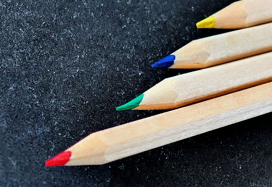 colored pencil, paint, draw, pens, colour pencils, colorful, HD wallpaper