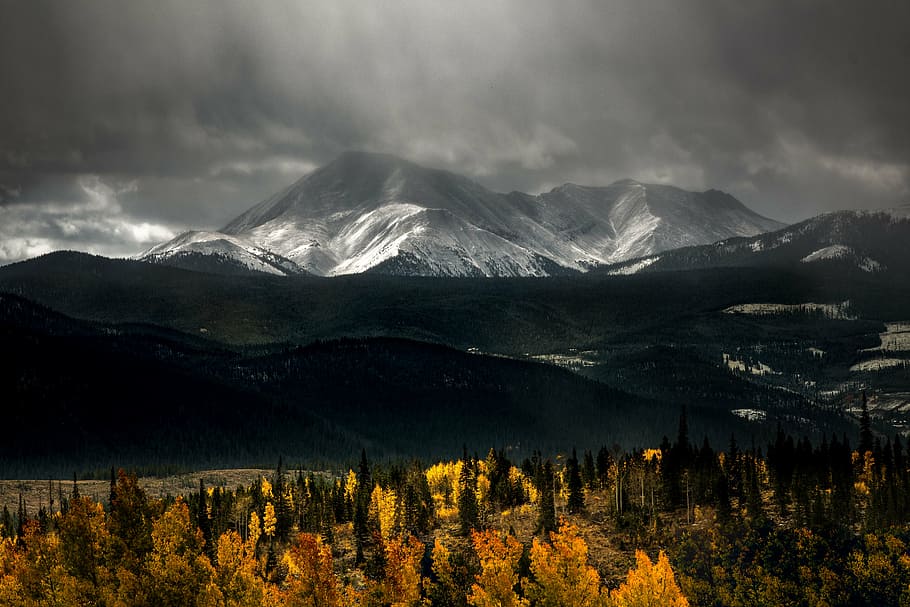 snow covered mountain during daytime, dawn, daylight, evening HD wallpaper