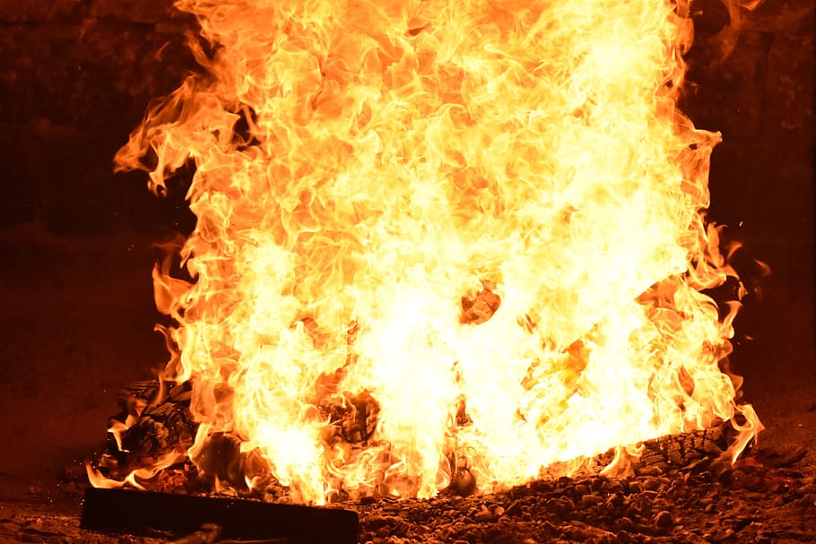 Fire, Flame, Bathroom, sweating bathroom, fire - natural phenomenon HD wallpaper