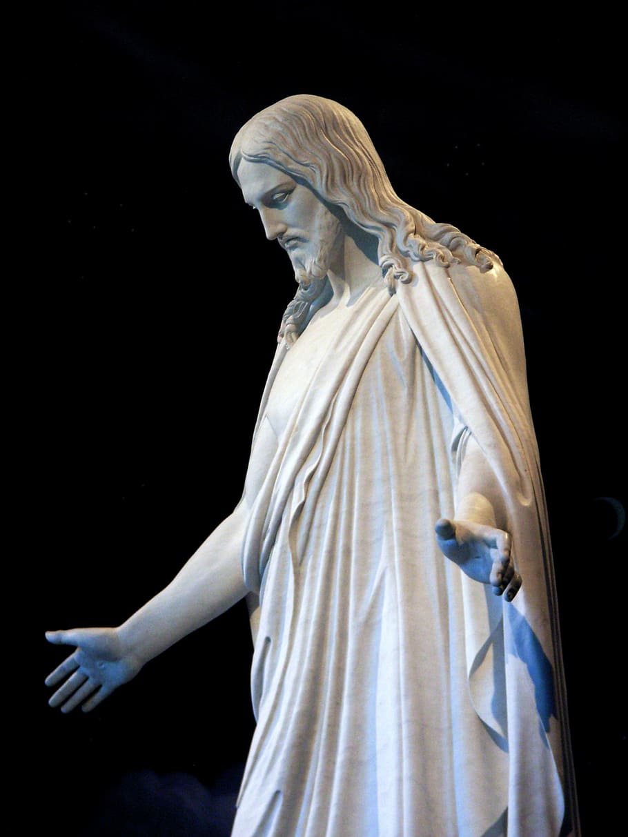 Jesus Christ figurine photo, salt lake city, visitors center