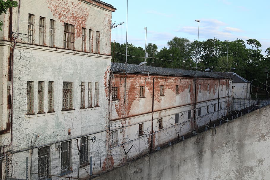 latvia, daugavpils, prison, architecture, cell, detention, guarded, HD wallpaper