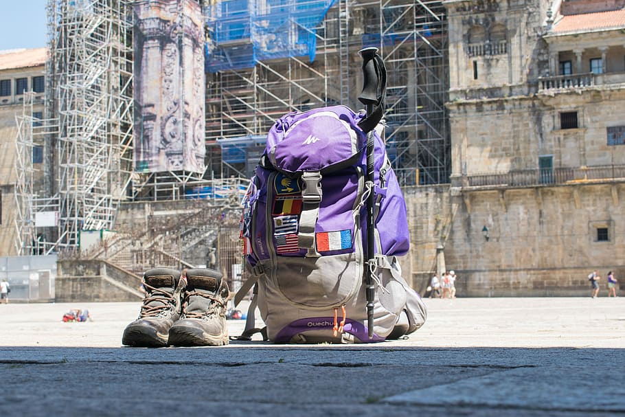Backpack, Santiago, Path, trip, santiago path, backpacking HD wallpaper