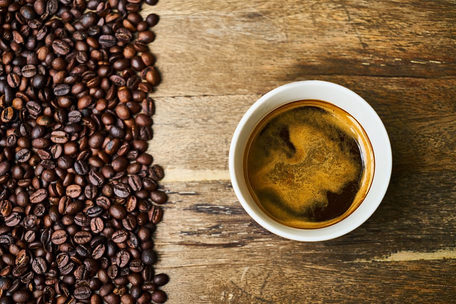 coffee, caffeine, core, seed, beautiful, delicious, scented HD wallpaper