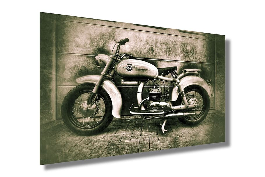 motorcycle, oldtimer, historic motorcycle, no people, auto post production filter HD wallpaper