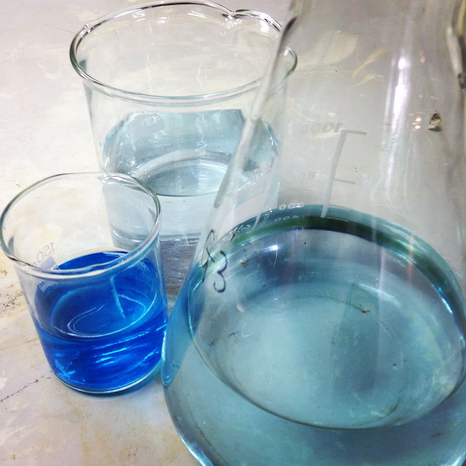 assorted lab glass containers, liquid, science, chemistry, scientist HD wallpaper