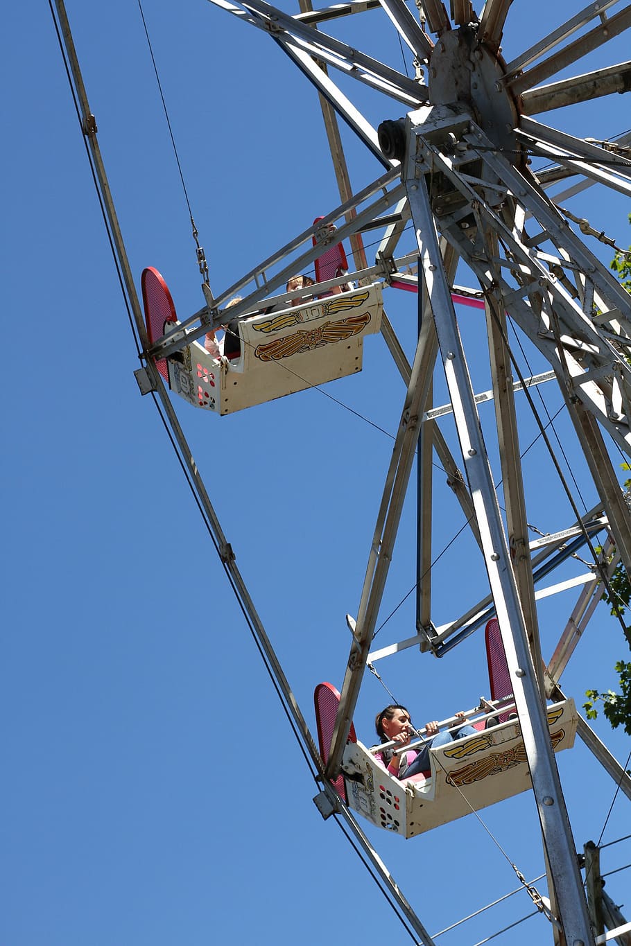 fair, durham, connecticut, sky, low angle view, clear sky, day HD wallpaper
