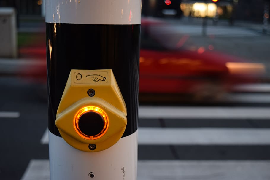 the traffic light, button, pedestrian crossing, transportation HD wallpaper