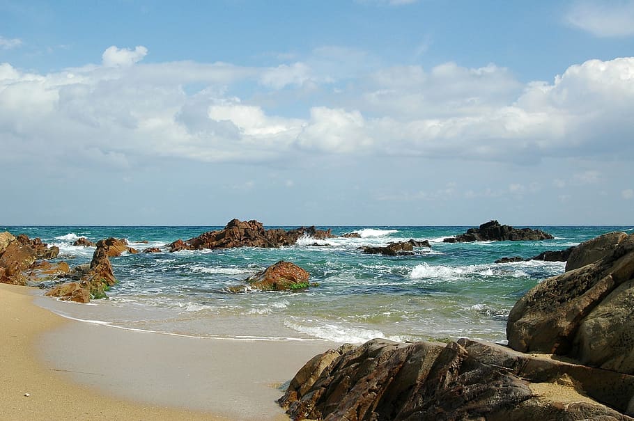 Sea, Ocean, Beach, Cloud, Travel, sky, summer, nature, coastline HD wallpaper
