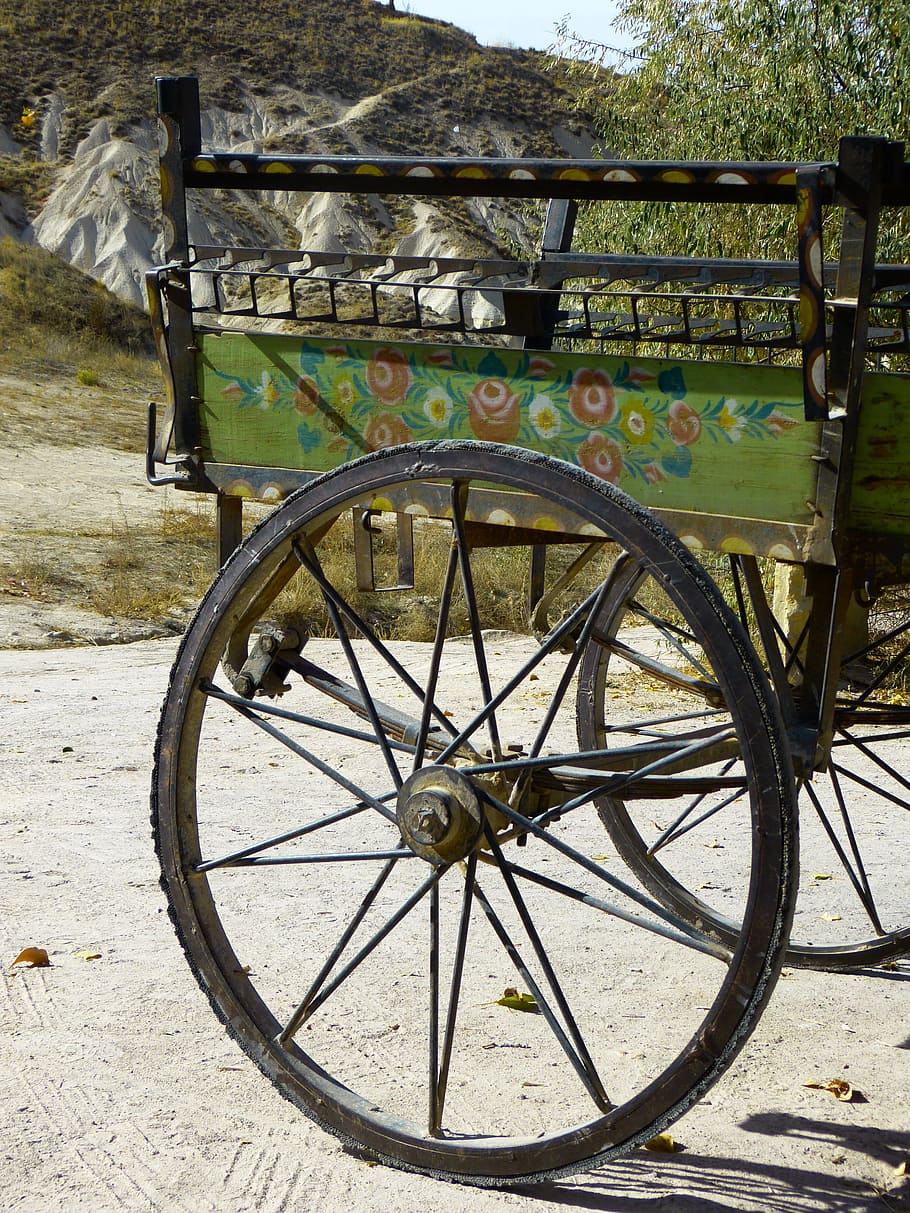 Wheel, Spokes, Coach, Axis, Wagon, trailers, transportation HD wallpaper