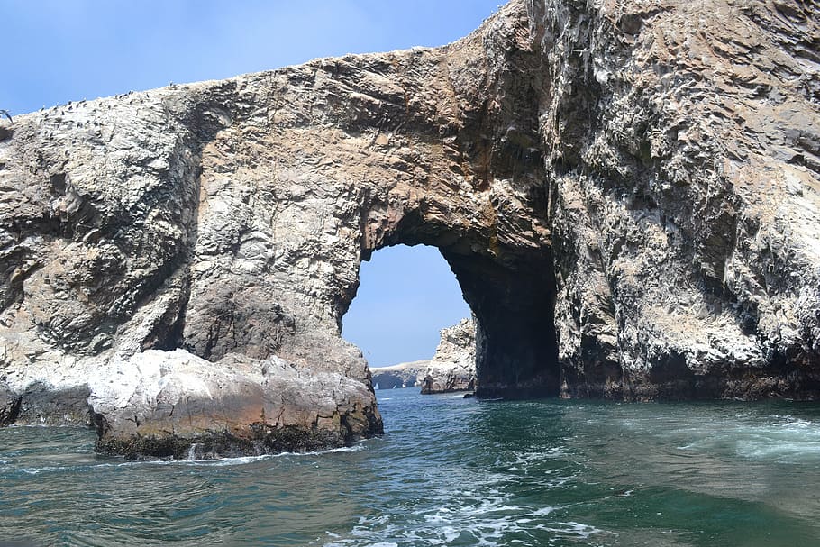 nature, water, coast, natural arch, sea, rock, rock - object HD wallpaper