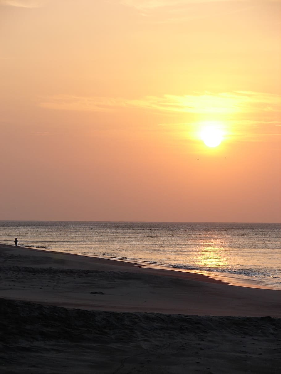 sunset, ocean, panama, nature, sky, summer, travel, outdoor HD wallpaper