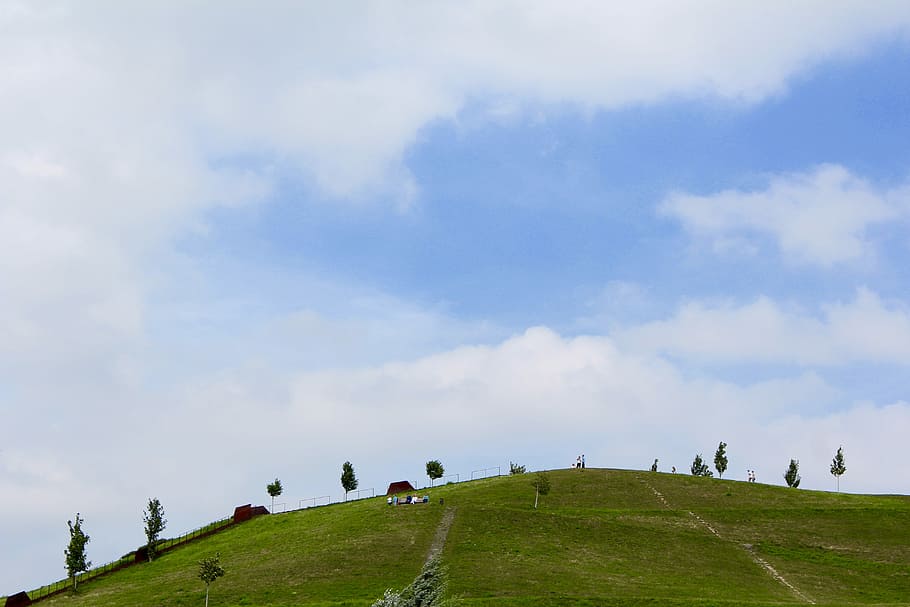 Dortmund, Authority, Hörde, kaiserberg, sky, green, meadow HD wallpaper