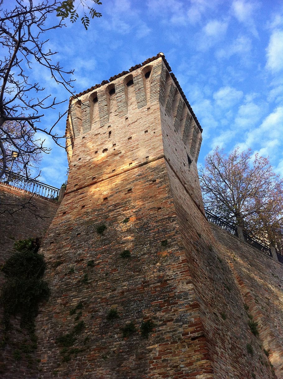 torre, walls, middle ages, fortification, medieval tower, sky