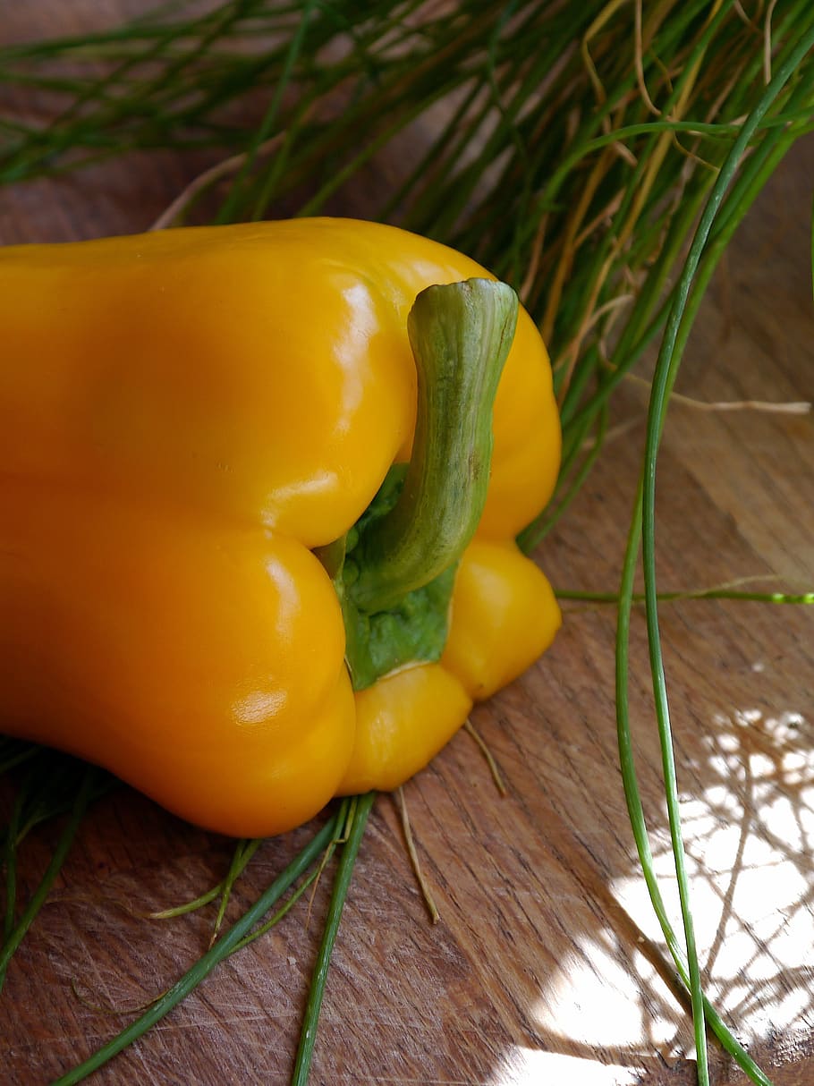 bell pepper, vegetable, food, healthy, fresh, vegetarian, cooking, HD wallpaper