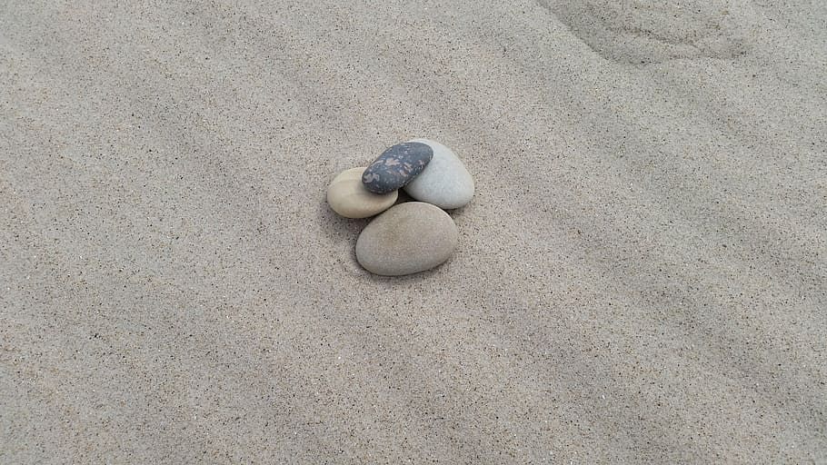 denmark, beach, sea, sand, dunes, holiday, sky, water, stones HD wallpaper