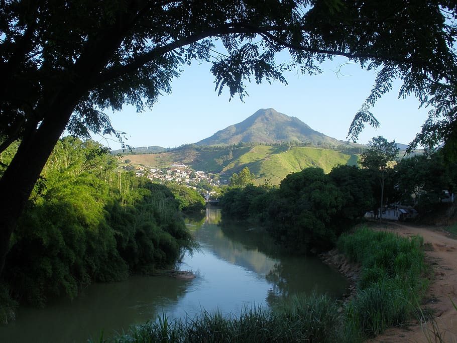 landscape, rio, mountain, nature, lake, scenics, outdoors, tree HD wallpaper
