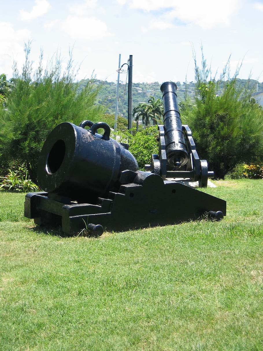 Cannon, Old, Weapons, Caribbean, Fort, war, gun, artillery