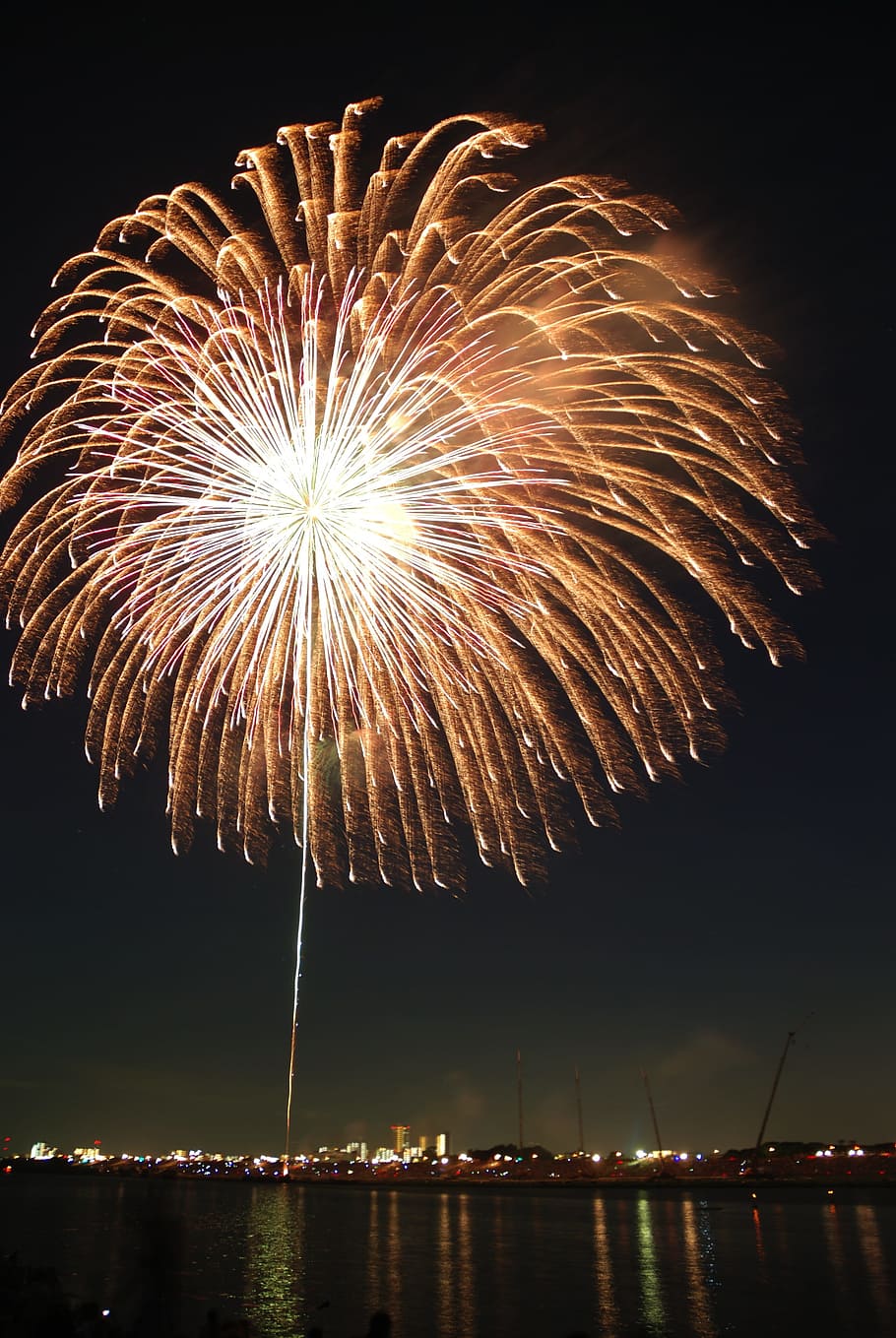 Fireworks, Hanabi, Colorful, rain, celebration, exploding, explosion, HD wallpaper