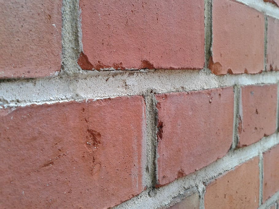 Brick, Wall, red, brick wall, architecture, backgrounds, built structure HD wallpaper