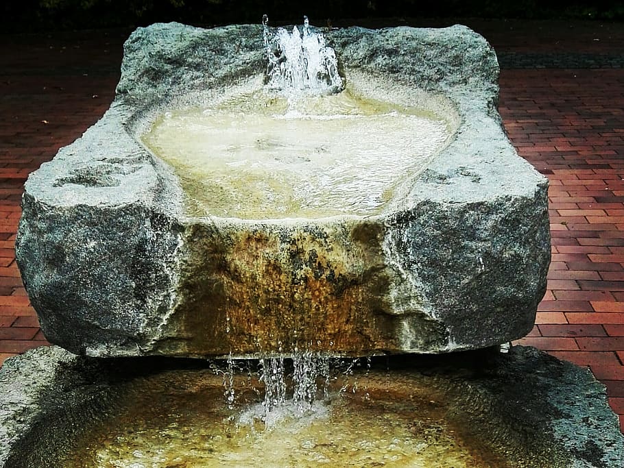Fountain, Water, Decorative, Fountains, decorative fountains, HD wallpaper