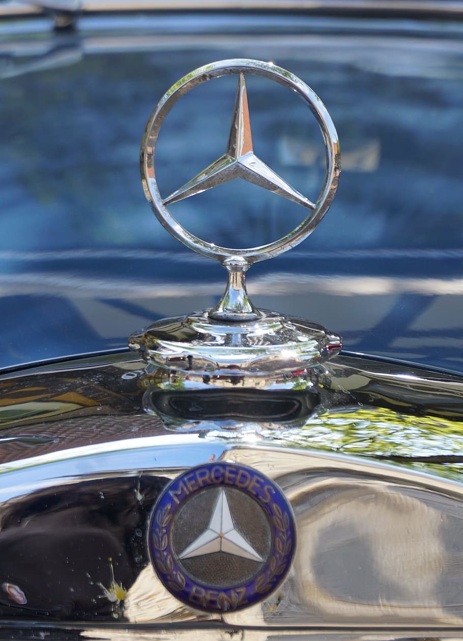 Star, Mercedes Benz, mercedes star, o, convertible, cooler, HD wallpaper