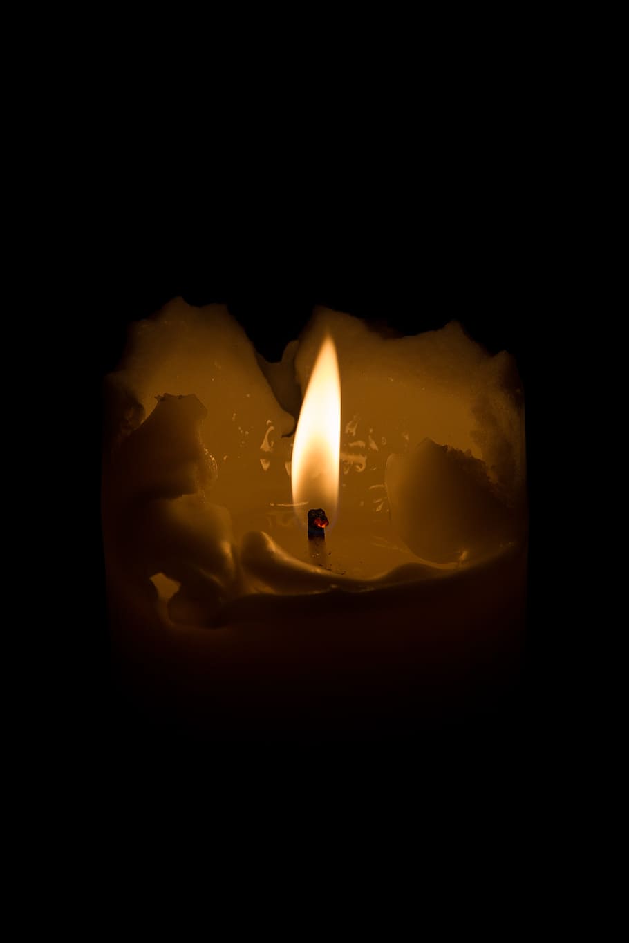 candle, light, flame, fire, warm light, heat, hot, yellow, burn HD wallpaper