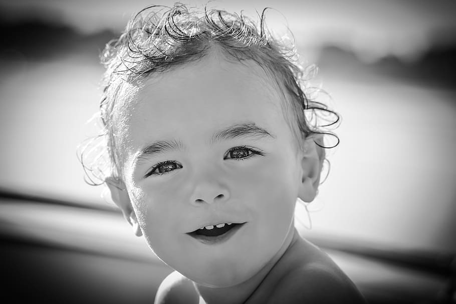 child, boy, happy, summer, small child, laugh, childhood, portrait HD wallpaper