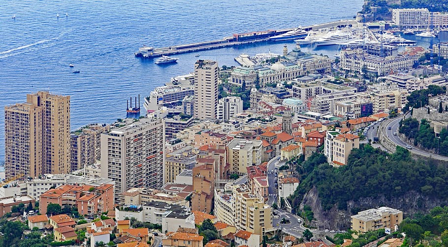 Monaco, Center, Monte Carlo, Skyscrapers, densely built, casino, HD wallpaper