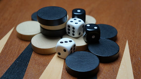 backgammon, board game, cube, strategy, games suitcase, game board HD wallpaper