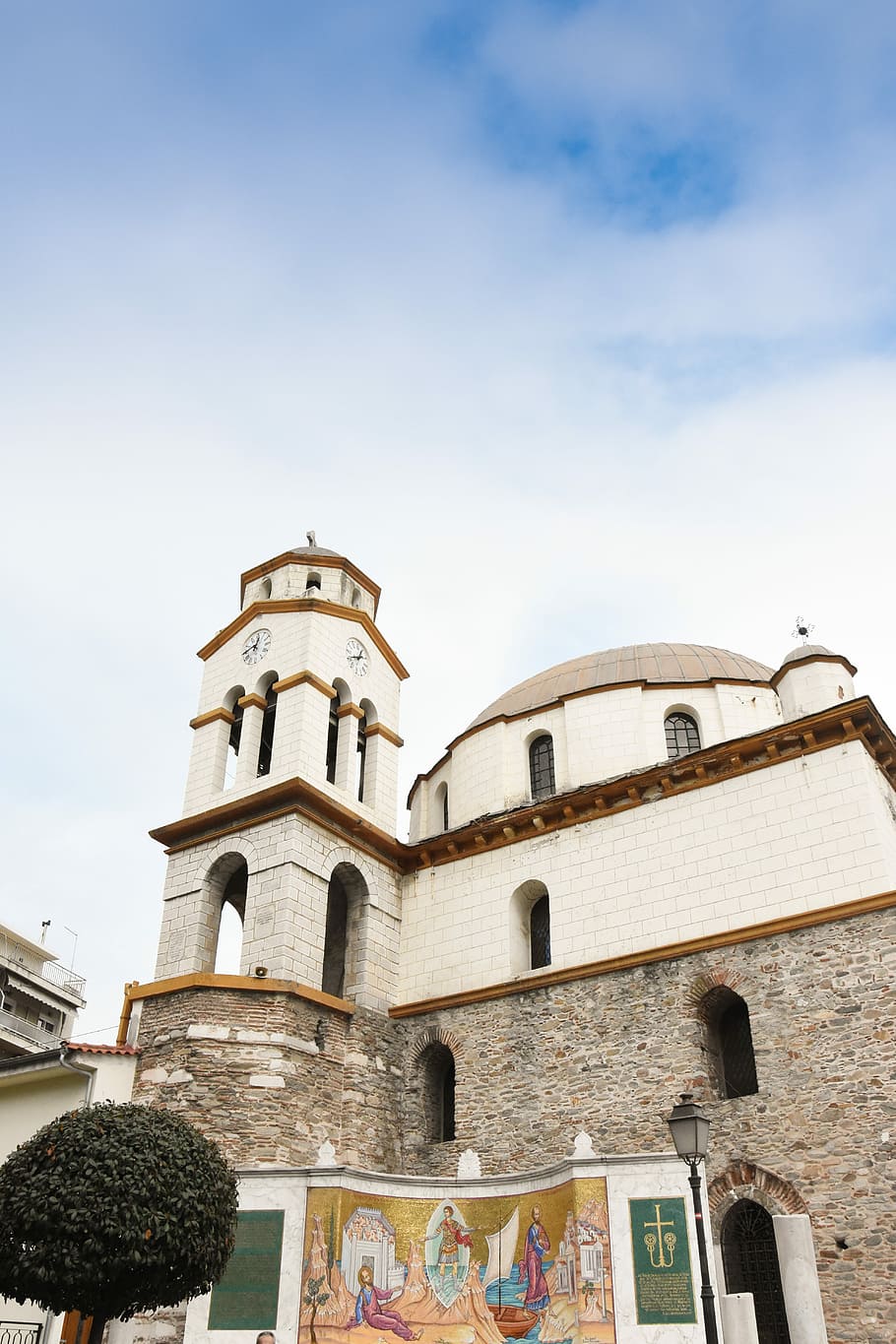 Church, Thassos, Greece, Eastern, hellenic, ancient, culture HD wallpaper