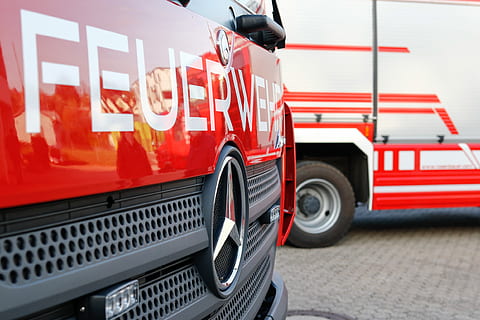 fire, delete, fire fighting, fire truck, red, rosenbauer, vehicle HD wallpaper