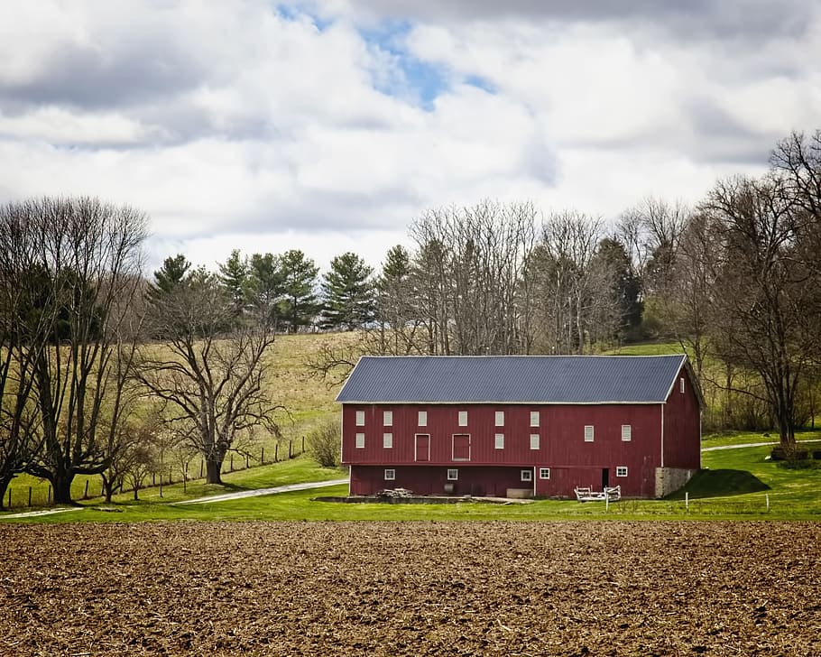 barn, rustic, barns, ohio, digital art, rural, scenic, country HD wallpaper