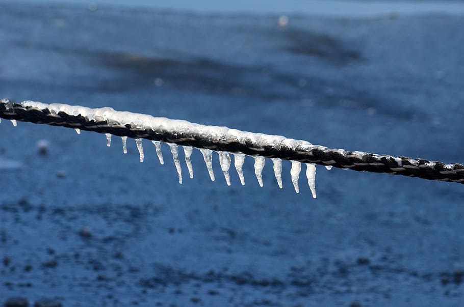 ice, cold, winter, port, snow, water, ice crystal, frost, frozen HD wallpaper