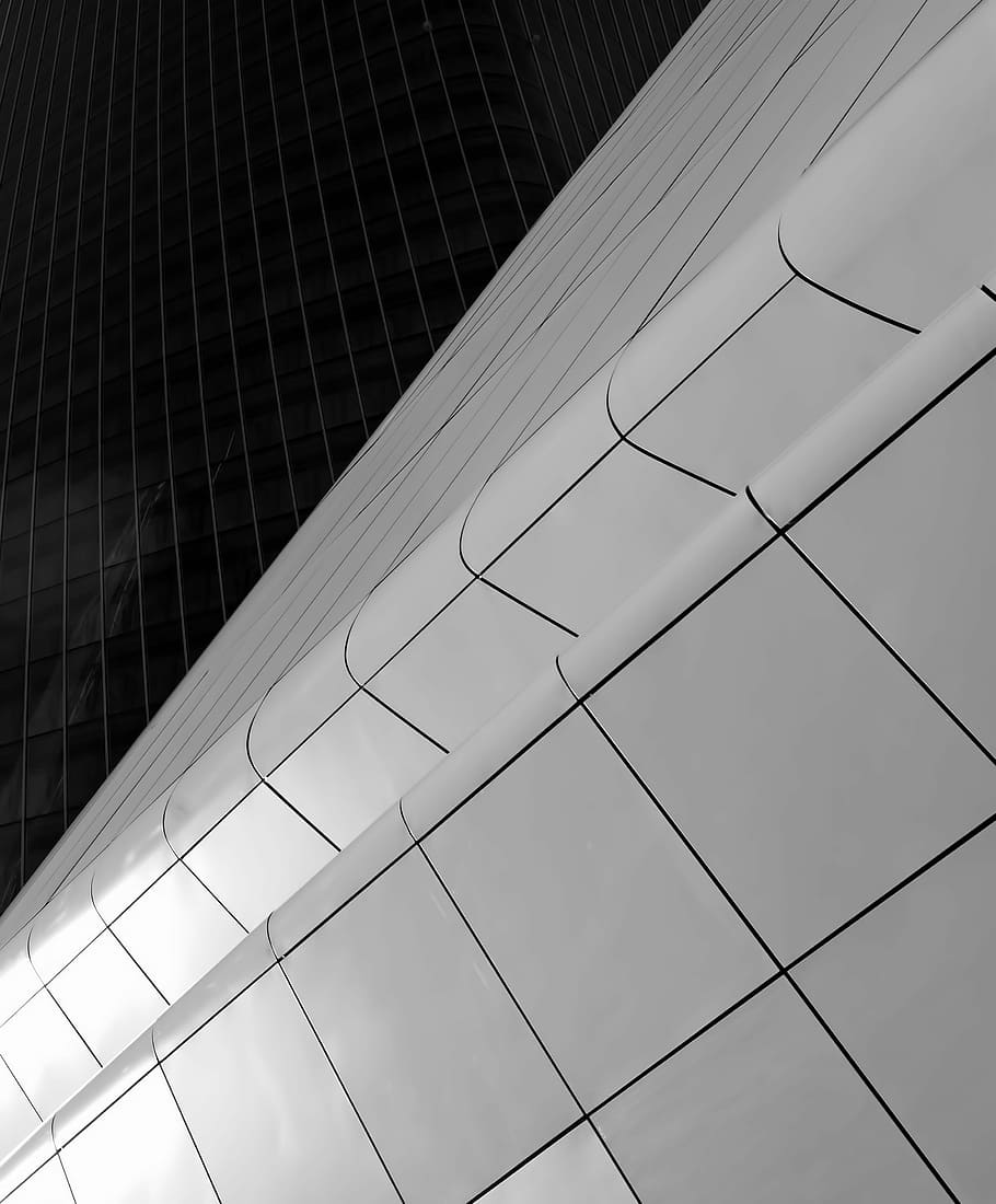 white and black digital wallpaper, closeup photo of white wall paint HD wallpaper