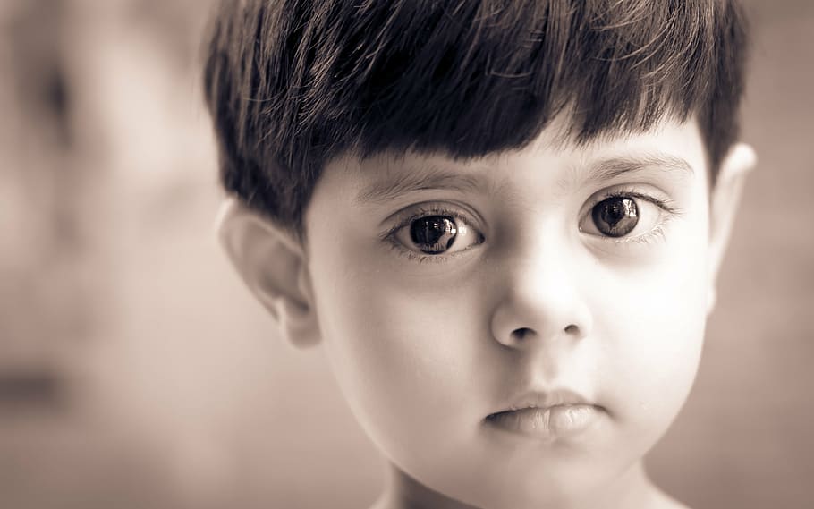 boy sepia photograpy, kid, innocent, childhood, innocence, cute, HD wallpaper