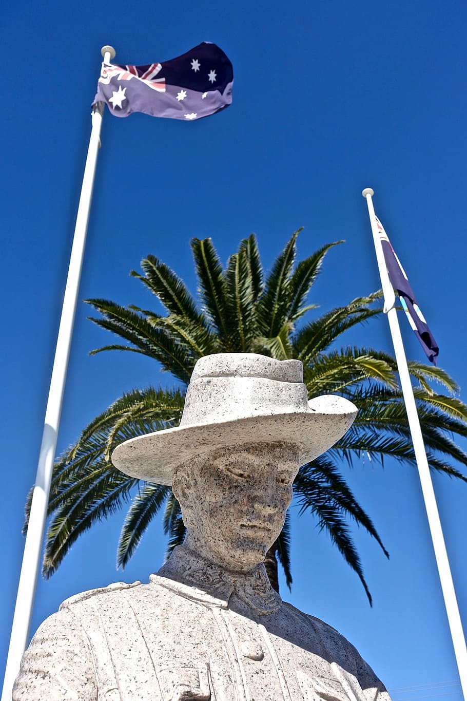 statue, soldier, monument, remembrance, australia, epitaph HD wallpaper