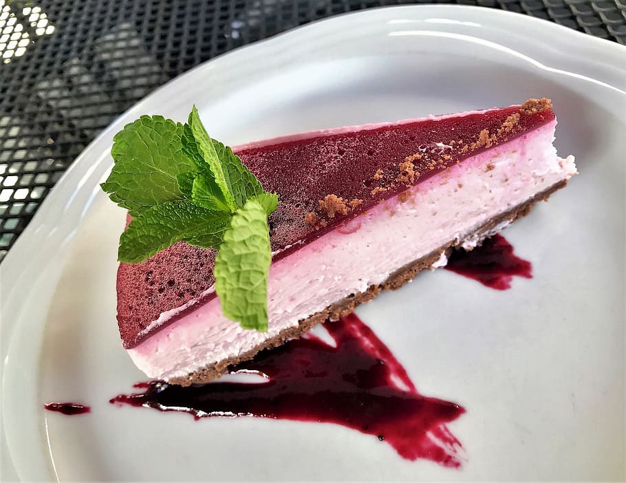 raspberry cheesecake, dessert, sweet, food, to coffee, sweet temptation HD wallpaper