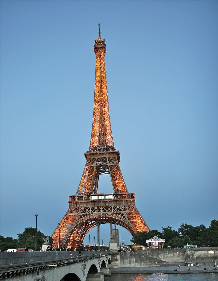 Eiffel Tower, Paris, Eiffel, Tower, france, paris - France, famous Place, HD wallpaper