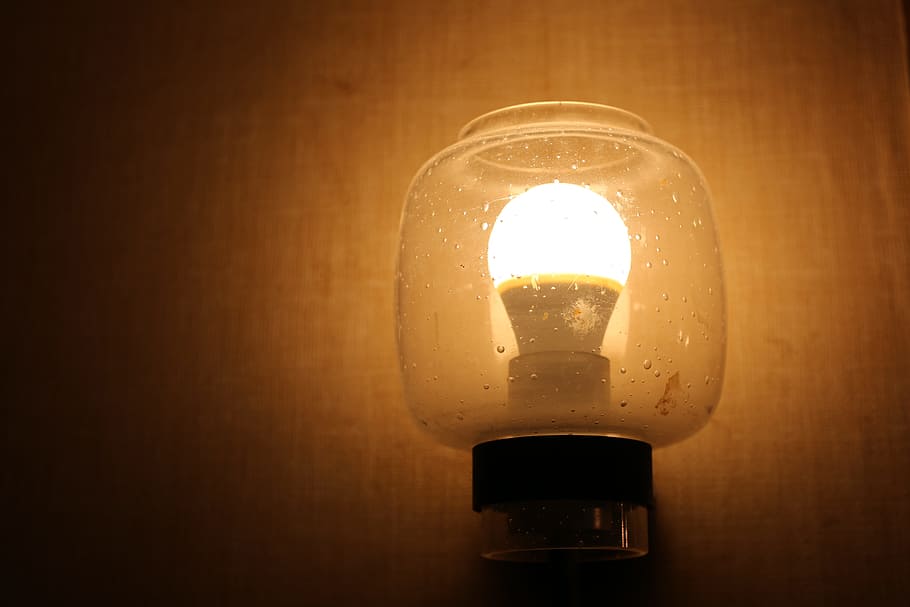 lamp, bulb, light, electricity, illuminated, indoors, lighting equipment HD wallpaper