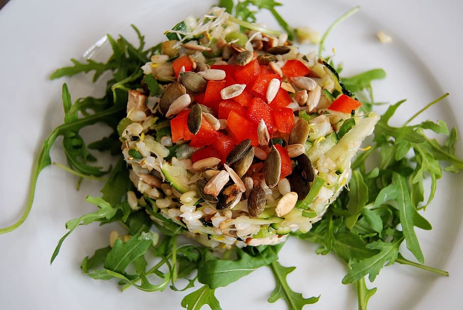Rice, Round, Kernels, Food, salad, vegetable, healthy Eating HD wallpaper