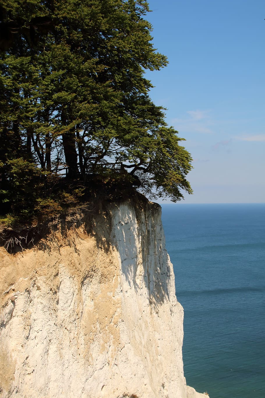 denmark, rock, sea, nature, landscape, view, beauty in nature HD wallpaper