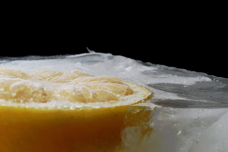 ice, lemon, eiszitrone, ice cubes, summer, citrus fruits, lime HD wallpaper