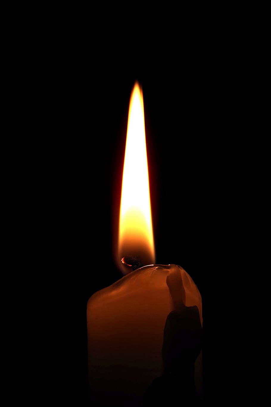 candle, the flame, memory, light, eternity, fire, glow, wax HD wallpaper