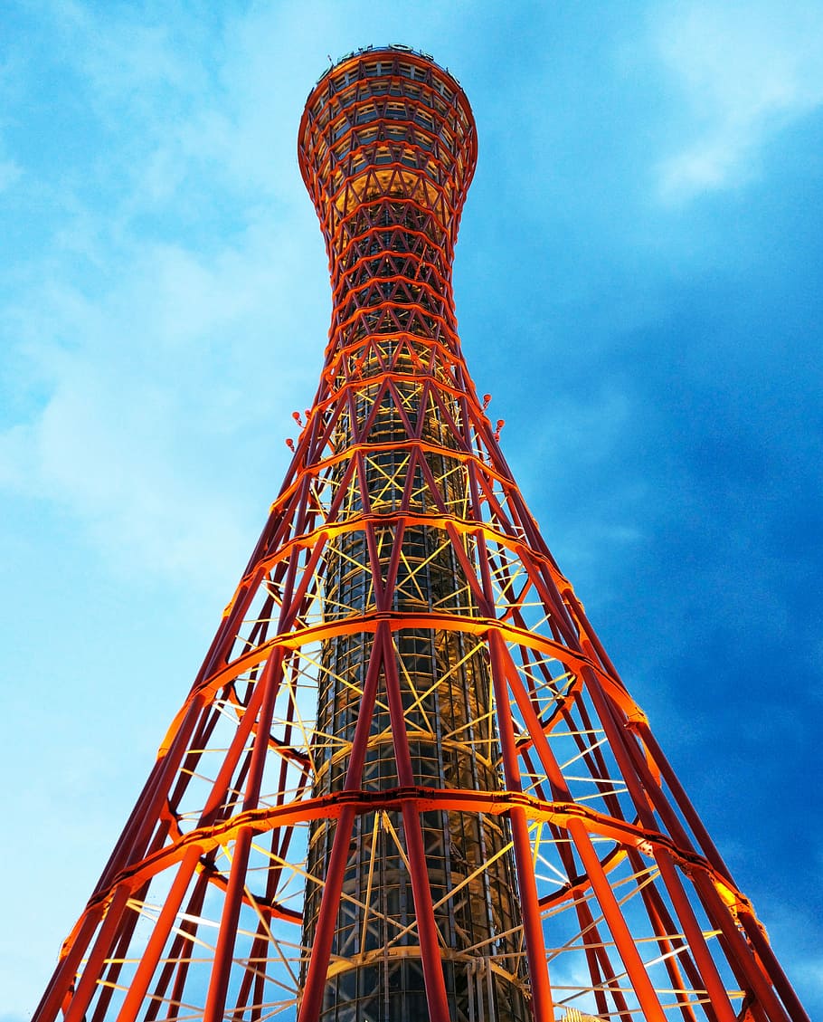 tower, sky, construction, tallest, architecture, travel, low angle view HD wallpaper