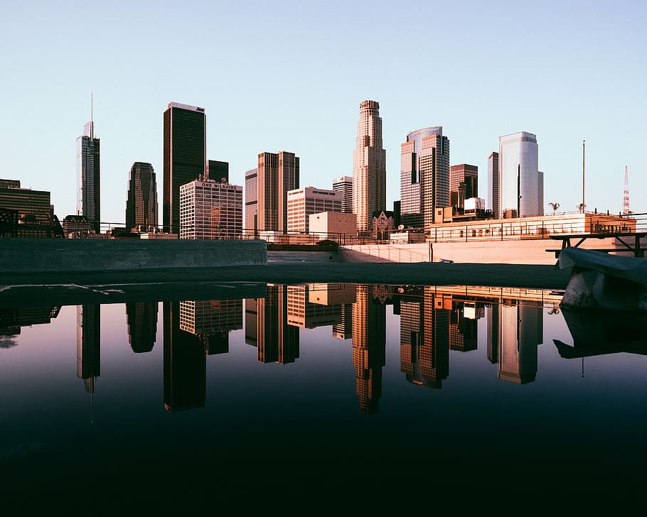 Mirror Mirror, city, reflection, skyscraper, building, architecture HD wallpaper