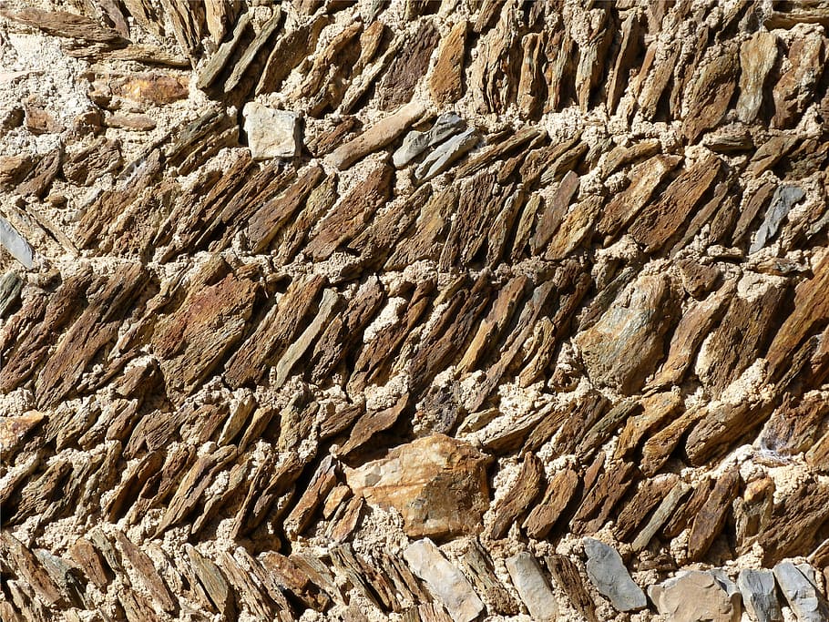 Wall, former, pierre, lee, stone material, rock - object, extinct HD wallpaper